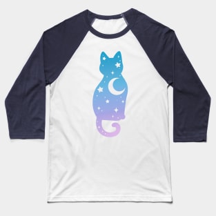 Starry Cat Baseball T-Shirt